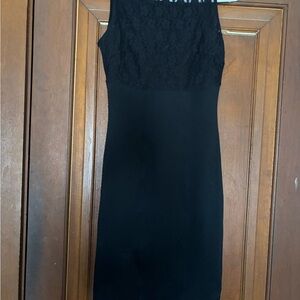 Chic Black Sleeveless Mini Dress